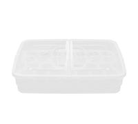 Box egg tote plastic pallet camping refrigerator clear plastic organizer bins refrigerator egg container Stackable Eggs Holder kitchen egg tray Portable Egg Case Egg Organizer grid