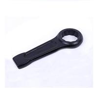 Box End Wrench POWERTOOL 1PCS Slogging Ring Wrench Metric Slogging Flat Single Ring Spanner for Heavy Duty Applications (55mm)