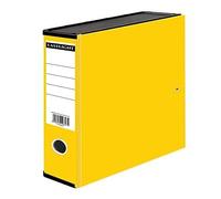 Box File, Foolscap, 50mm Spine Width, Yellow, Pack of 10