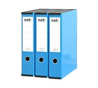 Box File Laminated Foolscap, Lockspring, Ring Pull & Catch, 70mm Spine, Blue (Box of 3)