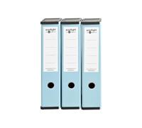 Box File Laminated Foolscap, Pastel Blue | Assorted Box of 3
