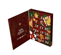Box - Fillable 24 Days Empty, Christmas Countdown Decoration - For Girls Teenagers Sons Daughters Family Friends