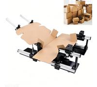 Box Folding Tool, Manual Assisted Fixture, Adjustable Size, Metal Bearings for Smooth and Durable Folding, Enhances Packaging Efficiency for Various Industries