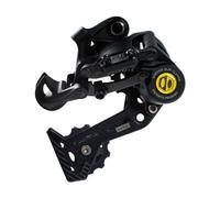 Box Four 8 Speed X-Wide Rear Derailleur Bicycles MTB Hanger Non-Direct Mount for Mountain Bike, Cycling Finished Matte Onyx Sealed Bearing Pulleys | Black