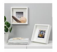 Box Frame Ikea SANNAHED White Photo Frame Picture Display Deep Frame 25x25cm