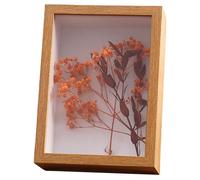 Box Frames 8X6 Photo Frame - 3D Shadow Box Deep Wooden Display Wall & Tabletop for Crafts Wedding Memories 15.2 X 20.3 cm for Flowers (Wood429,Depth 5CM)