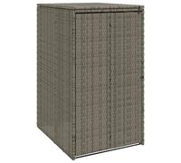 Box Garbage Bin Box with Lock Polyethylene Outdoor Storage Garden Patio vidaXL