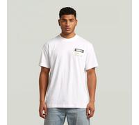 Box Globe Graphic T-Shirt - White - Men XL