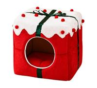 Box Guinea Pig Bed - Washable hiddeout & Cushion | Delight Dwarf Hamsters, Mice, Chinchillas, Hedgehogs, And Guinea Pigs With A Washable, Snug Habitat Accessory