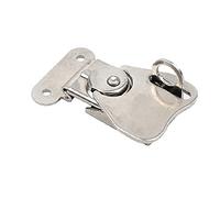Box Hasp Catch,Decor Hook Lock,Toggle Latch,Stainless Steel Spring Butterfly Buckle Vintage Door Buckle Sliding Latches for Cabinet Doors Locks Loaded Toggle Latch,7055BT (Color:7051b (Color : 70543