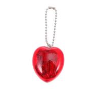 Box Heart Shaped Pendant Music Jewelry Musical Music Decor Ring of The Lid Heart Necklace Locket Vintage Ornaments Decorations Bag Hanging Adorn Key Chain Pendant Metal Red