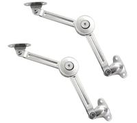 Box Hinge Lid Support Rod Furniture Cabinet Door Lifting Support Hinge Lid Bracket Toy Box Lifting Support (Pack of 2)