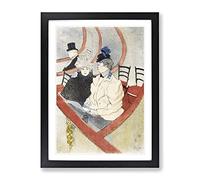 Box In The Grand Tier By Henri De Toulouse Lautrec Classic Painting Framed Print | A2 Black Framed Wall Art | Ready to Hang | Classic Historical Picture | Living Room Bedroom Lounge Office