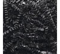 Box.it.pack.it Shredded Crinkle ZigZag Kraft Paper, Black, 2kg