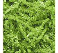 Box.it.pack.it Shredded Crinkle ZigZag Kraft Paper, Lime Green, 1kg