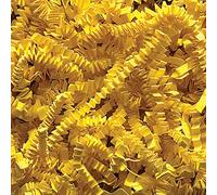 Box.it.pack.it Shredded Crinkle ZigZag Kraft Paper, Yellow, 500g
