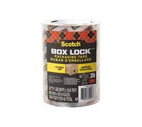 Scotch Box Lock Clear Packaging Tape 48 mm x 50 m 3 Rolls
