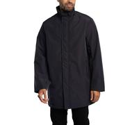 Armani Exchange Men's Essential, Covered Closure Down Side Logo Patch Trench Coat, Deep Navy, XL, deep navy, XL
