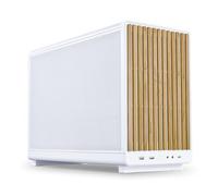 Lian Li A3-mATX Wood Edition Steel Mesh Micro Form Factor Gaming PC Case - White