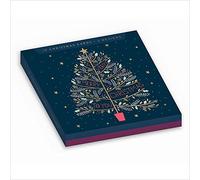 Box of 10 Christmas Cards in Xmas Tree & Leaf Designs Assorted Xmas Card Boxes 087393