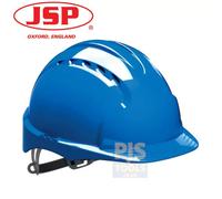 Box of 10 JSP EVO2 blue vented mid peak comfort hard hat safety