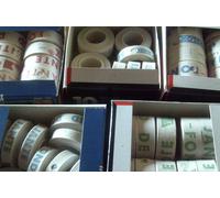 BOX OF 10 VELOX CLOTH RIM TAPES ,5 SIZES 10,13,16,19,22mm