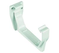 Box of 10 x FLOPLAST Fascia Gutter Bracket RKS1 for 114mm Square gutter system (WHITE)