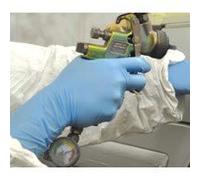 Box of 100 Bodyguards Blue Nitrile PF Disposable Gloves Long Cuff Size XL 9.5 GL8915