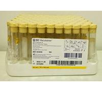 Box of 100 Tube, Yellow Top, 8.5 ML, Glass, ACD Solution A,BD 364606