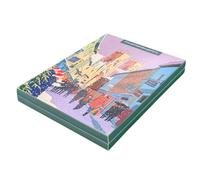 Box of 12 Bath & York Carols Christmas Cards In 2 Designs In Xmas Wallet Box AGXW0001