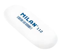 Box of 12 Milan Oval Cat Tongue Rubbers with 8 White and 4 Pink Cellophane