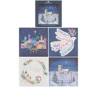 Box Of 20 Assorted Religious Charity Christmas Cards In 4 Designs