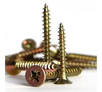 Box of 200 High Performance 2.5mm x 16mm Multi Purpose Use Wood Screws Pozi Drive Professional and Home Use