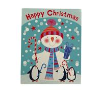 Box Of 24 Snowman And Penguins Design Christmas Cards