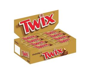 Box Of 32 x Twix Twin Bars + FREE NEXT WORKING DAY DELIVERY