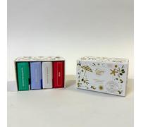 Box of 4 Natural Soaps Campos de Ibiza - Almond Flower, Cotton Flower, Jasmine Flower and Rose - Olive and Coconut Oil Vegetable Soaps - No Palm Oil - No Parabens - 4 x 100g