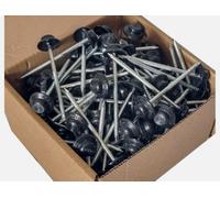 Box Of 400 - Black Onduline Roofing Nails Fixings For Corrugated Bitumen Roofing Sheets