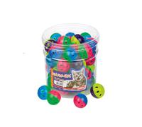 Box of 42 plastic cat balls Nobby Pet