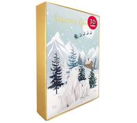 Box Of 5 Pop Up 3D Polar Bears Christmas Cards Xmas Card Boxes
