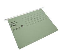 [Box of 50] Green Hanging Suspension Files with Tabs & Inserts (A4)