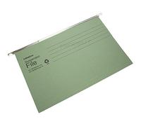 [Box of 50] Green Hanging Suspension Files with Tabs & Inserts (Foolscap)