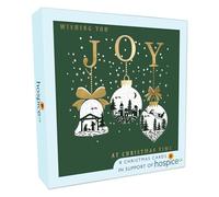 Box of 8 Christmas Bauble Joy Hospice UK Charity Christmas Cards XSA003