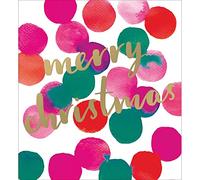 Box of 8 Christmas Cards in Polka Dot Merry Christmas Design Xmas Card Boxes 496745