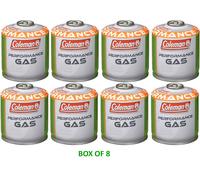 BOX 4 Coleman PERFORMANCE C300 Threaded Stove Disposable Gas Cartridge 240g
