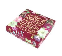 Box Of 8 Emma Bridgewater Christmas Cards Floral Hellebore Merry Christmas Cards - Xmas Packs - By Emma Bridgewater - Festive Design, Heartfelt Wishes, Eco-Friendly, Beautiful Packaging, Keepsake