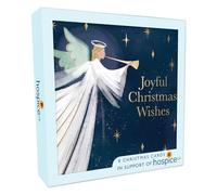Box of 8 Joyful Angel with Horn Hospice UK Charity Christmas Cards XSA009