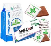 Box of Chocolates with 10 Delicious Milk Chocolate for Xmas, Secret Santa, Birthday Gift, Friend, Work Colleague, Get Well Soon, Gift Hamper, Joke Pill Box