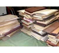 Box of Long Thin Unfinished Craft Wood. Many Species. Scrap Lumber Perfect for Odds and Ends.