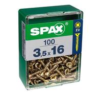 Box Of Screws Spax Yellox Wood Flat Head 150 Pieces (2 X 10 Mm) NEW