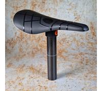 Box One Carbon Fibre BMX Race Seat / Post Combo 22.mm or 27.2mm